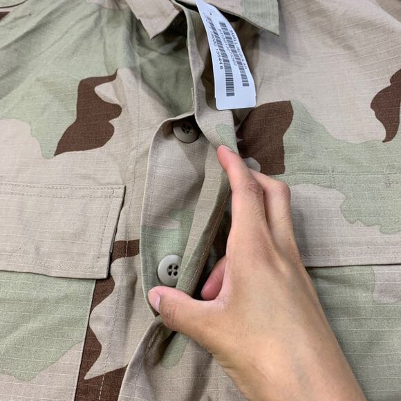 US Army Jacket Mens S Small Regular Desert Camo Combat Military BDU Utility Coat - Picture 6 of 10
